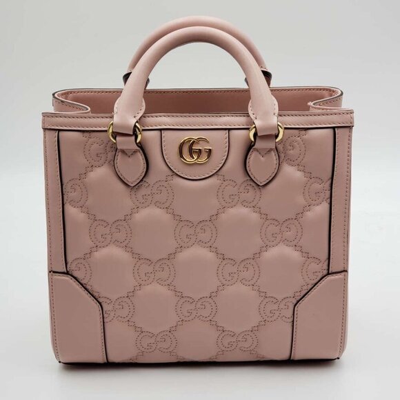 100% Authentic Gucci GG Matelasse Satchel Bag Brand New LUX1000-102025 - Picture 2 of 14
